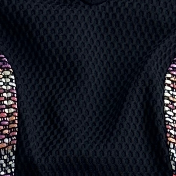 Yoana Baraschi Black Neon Tweed Sleeveless Sheath Dress 6 Y2K Artsy Designer - Picture 5 of 13